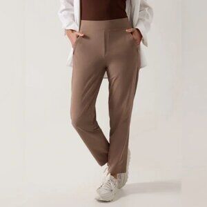 Athleta Brooklyn Mid Rise Pants Trousers 14 Tall has zippered pockets luxury